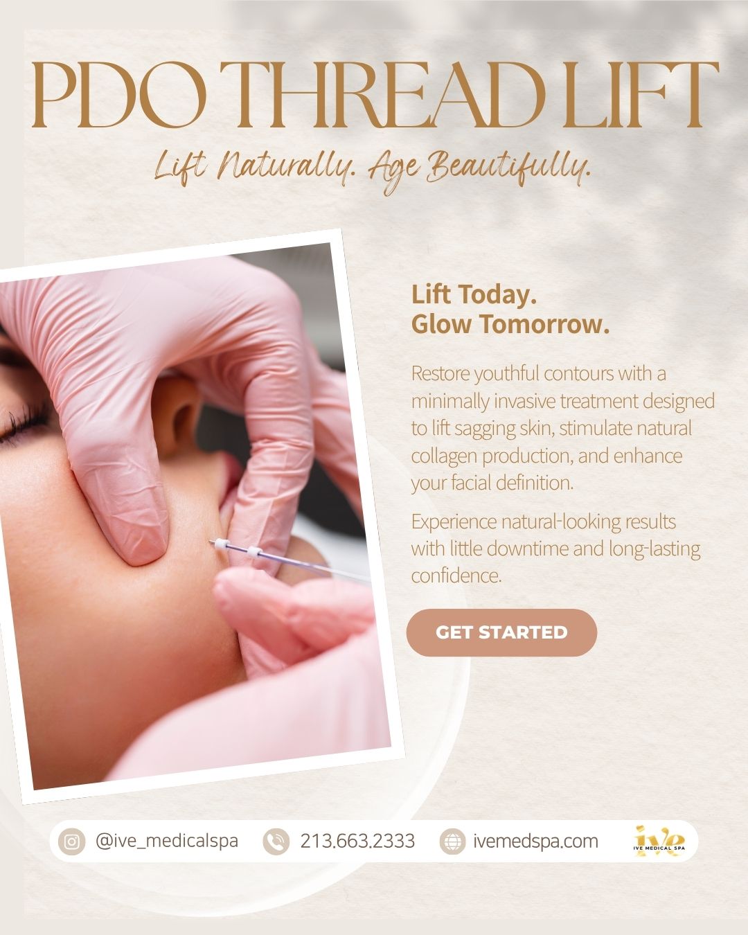 PDO Thread Lift, Lift naturally. Glow confidently.